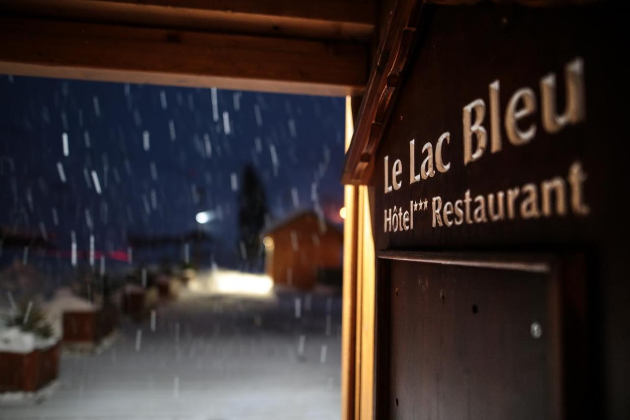 Hotel Lac Bleu 1650 Saint-Francois-Longchamp Bagian luar foto
